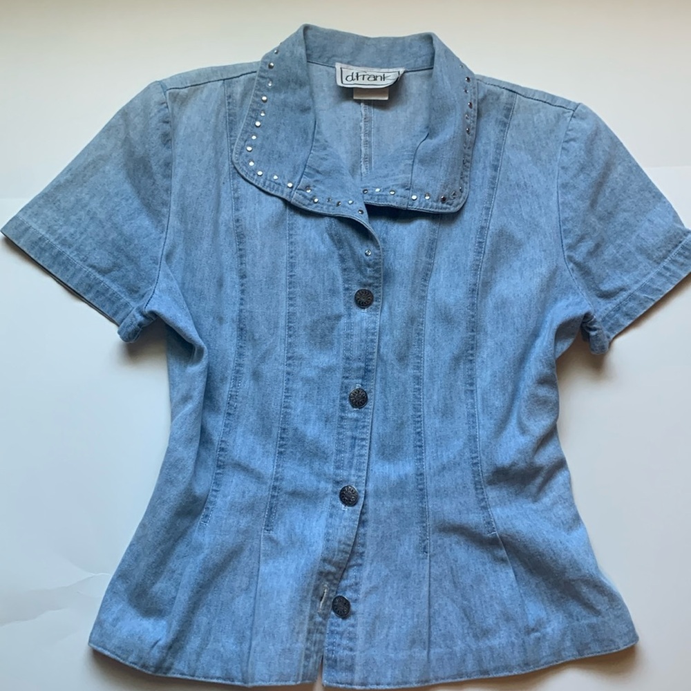 Vintage Denim Top super cute